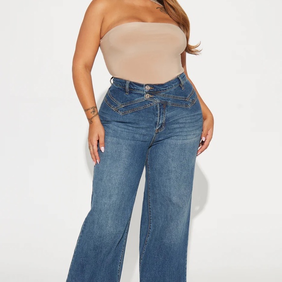 Baggy Jeans - Medium Wash - Picture 1 of 4